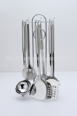 揭陽廚具工廠直供 高品質不銹鋼方管插柄廚具，批發零售首選